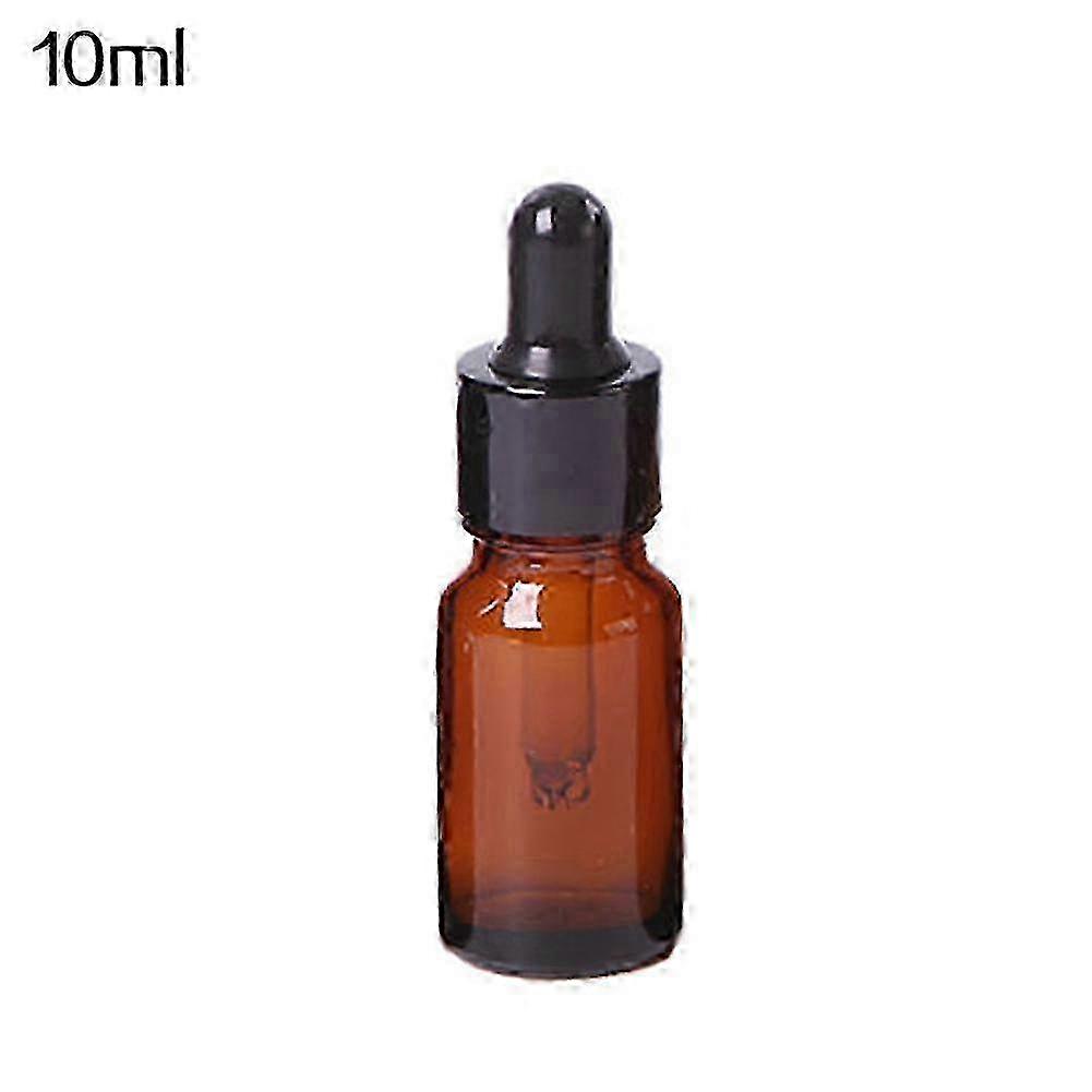 5ml-100ml Mini Amber Glass Liquid Reagent Pipette Bottle Eye Dropper Empty QinHai