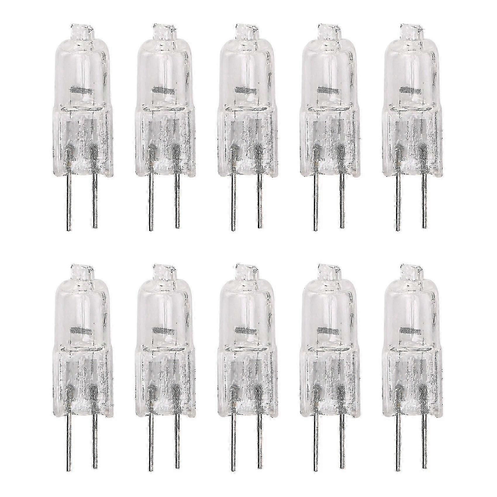 10 x G4 halogenlamper 10w varm hvit