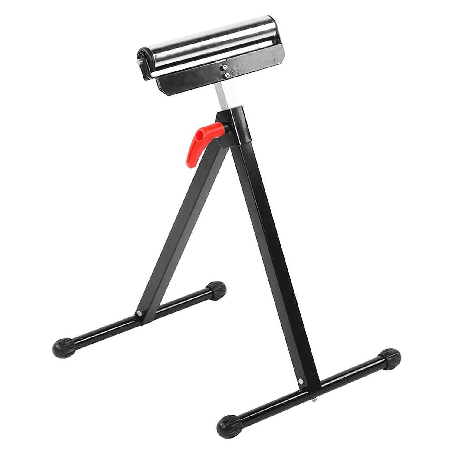 Adjustable Foldable Single Roller Stand Work Workload Support for Saw Bench Equipment Tool Accessory