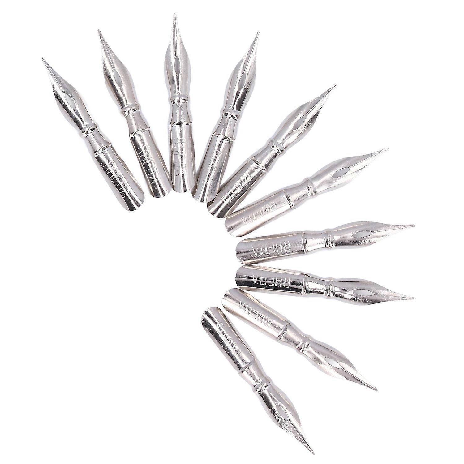 10Pcs Calligraphy Nib Comfortable Writing Good Performance Light Weight Art ToolsB10