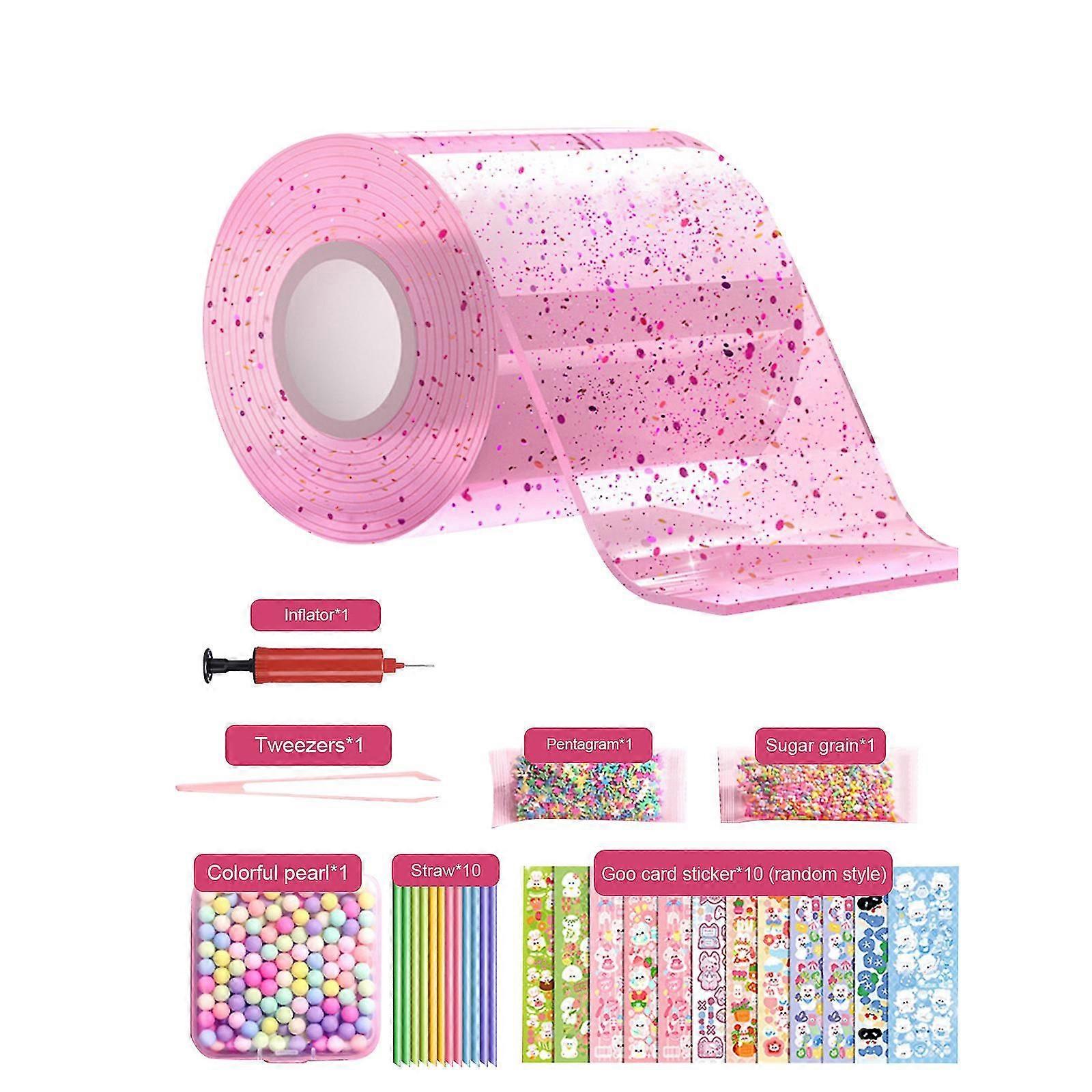 Nano Tape Bubble Kit For Kids With Step-by-step Video Tutorials, Nano Double Sided Adhesive Gel Grip Traceless Tape Hao