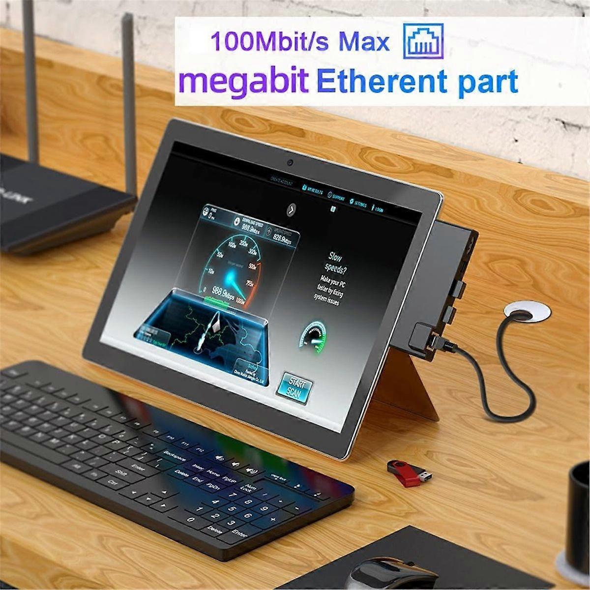  Docking Station for Pro 7, Hub, USB 3.0 X 2, USB-C 60W PD Charging Capability, Card Reader