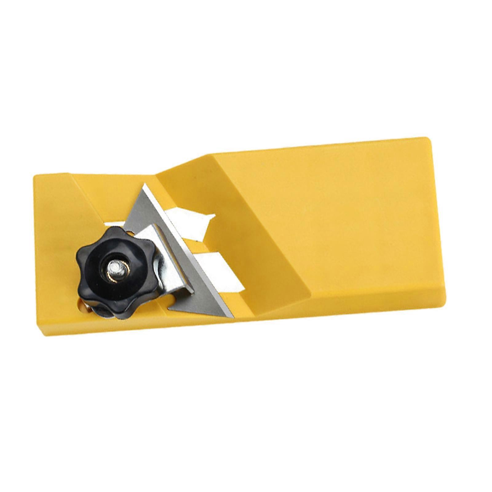 Portable Gypsum Board Edges Planer Multifunction  Drywalls Chamfering Tool Simple Operate for Durability & long terms Stability  Yellow