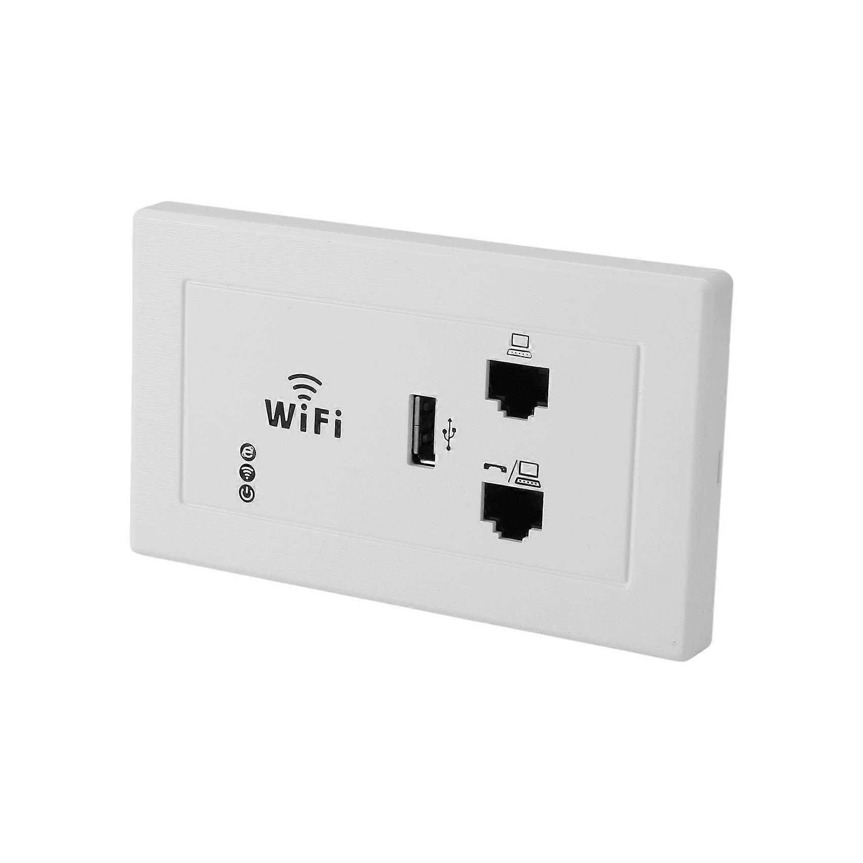 Wireless WiFi Wall Switch Panel WIFI Socket Embedded Wireless Router 120 Type Panel AP for High Quality Hotel Rooms