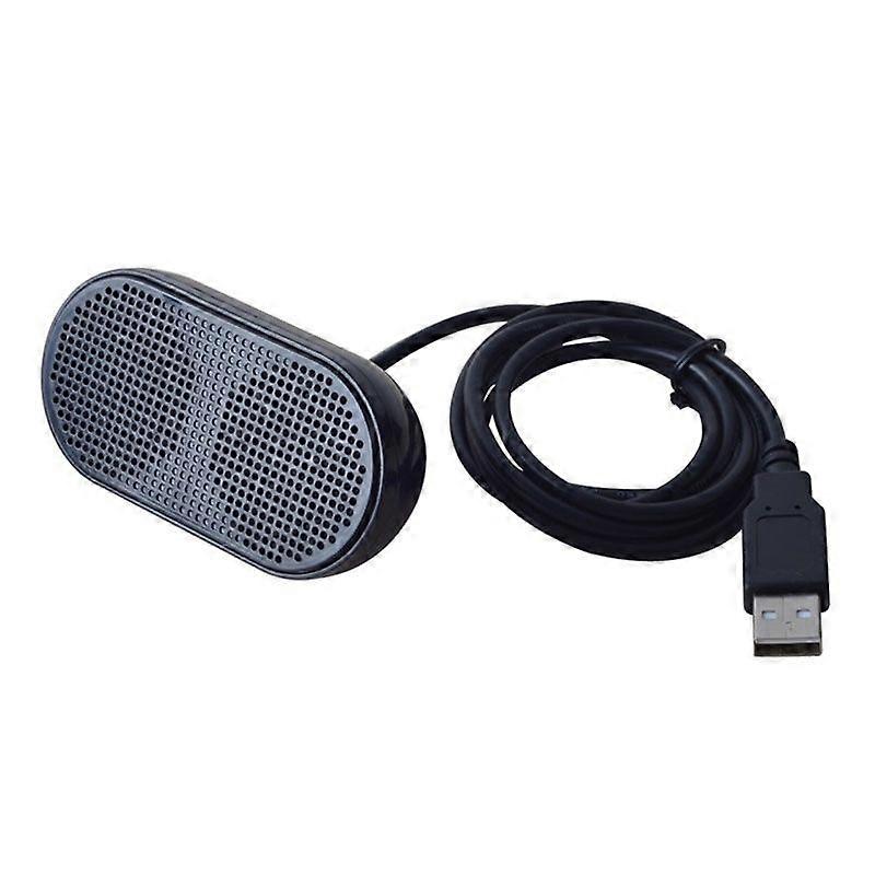 USB Mini Speaker Computer Speaker Powered Stereo Multimedia Speaker for Notebook Laptop PC(Black)