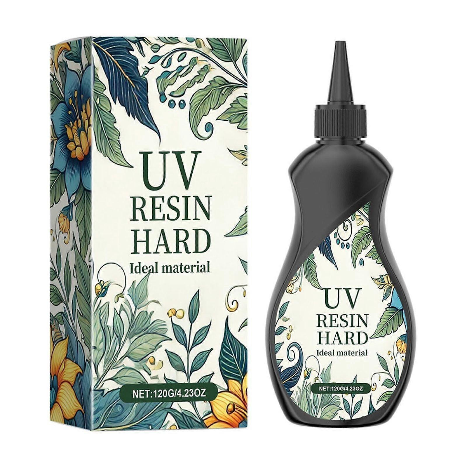 Clear Epoxy Resin Kit 120ml, 2-Part Formula for DIY Crafts, Jewelry, Art Projects, Easy Mix, High Resistance