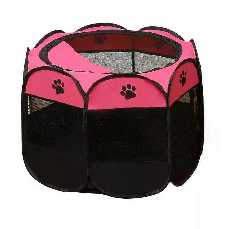 Portable Foldable Pet Tent Kennel Octagonal Fence Puppy Shelter Easy To Use Outdoor Easy Operation Large Dog Cages Cat Fences