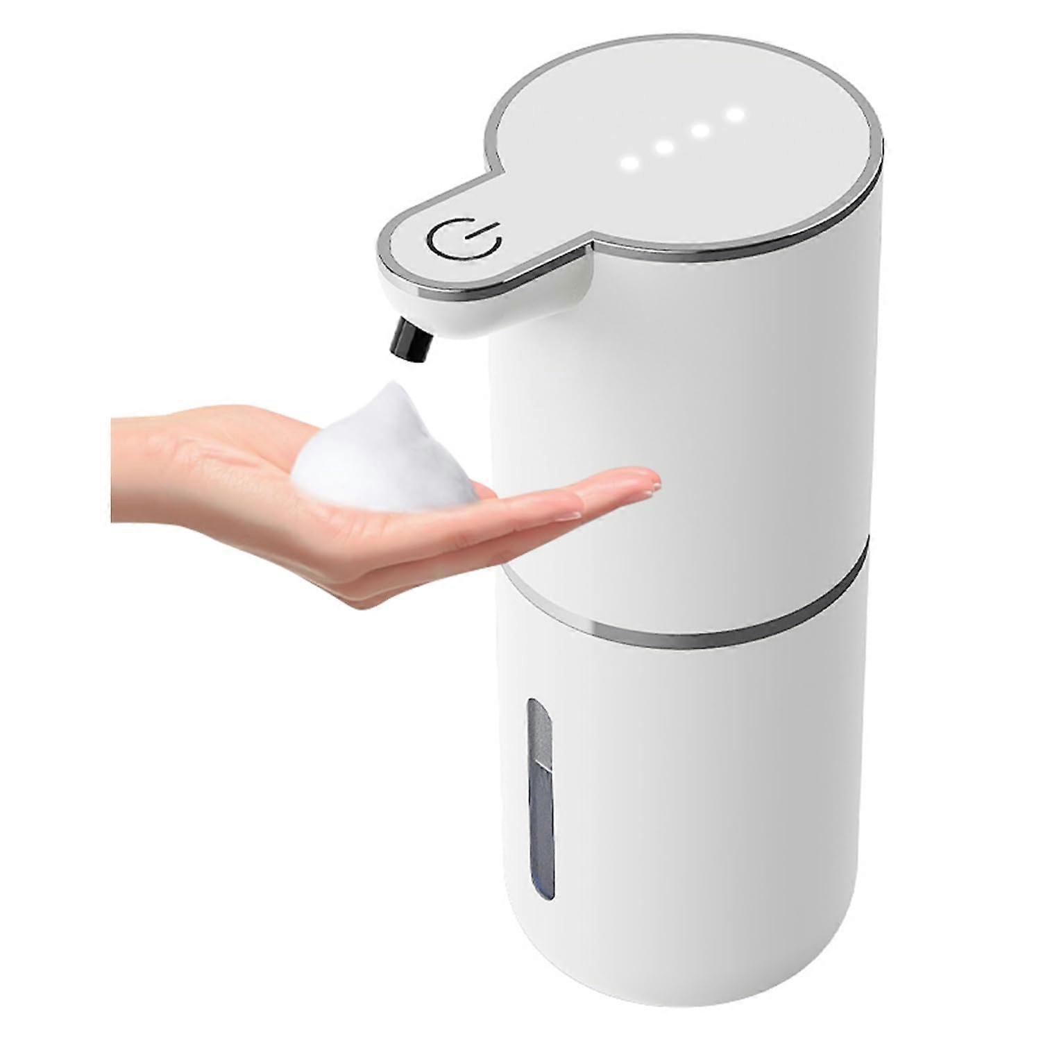 Automatic Foaming Soap Dispenser Touchless IPX5 Waterproof 400ml Wall or Countertop Mount
