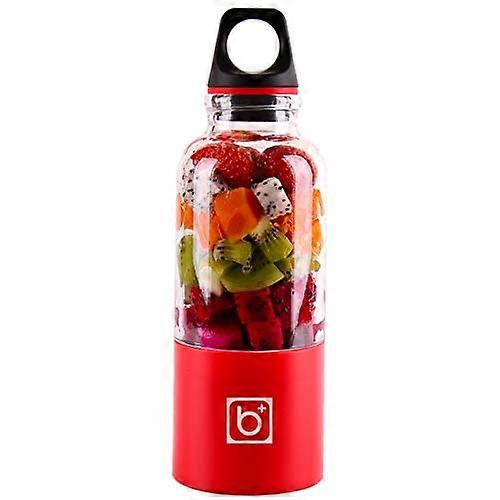 500ml Portable Blender USB Rechargeable Fruit Juicer Cup for Smoothies and Travel