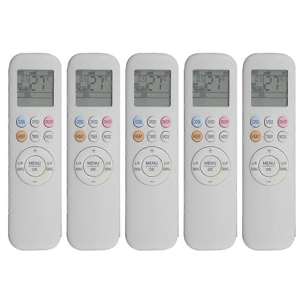 5X YKR-T/011E Remote Control Replacement for AUX Air Conditioner Remote Control ,White