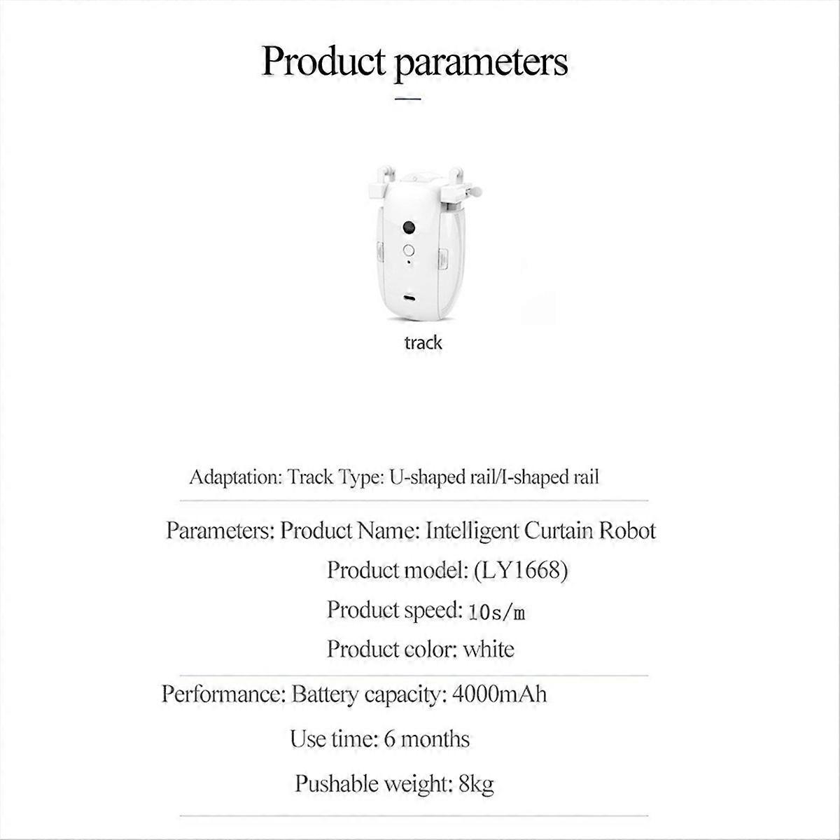 TUYA Smart ZigBee Curtains Robot /U-Rail Tracks