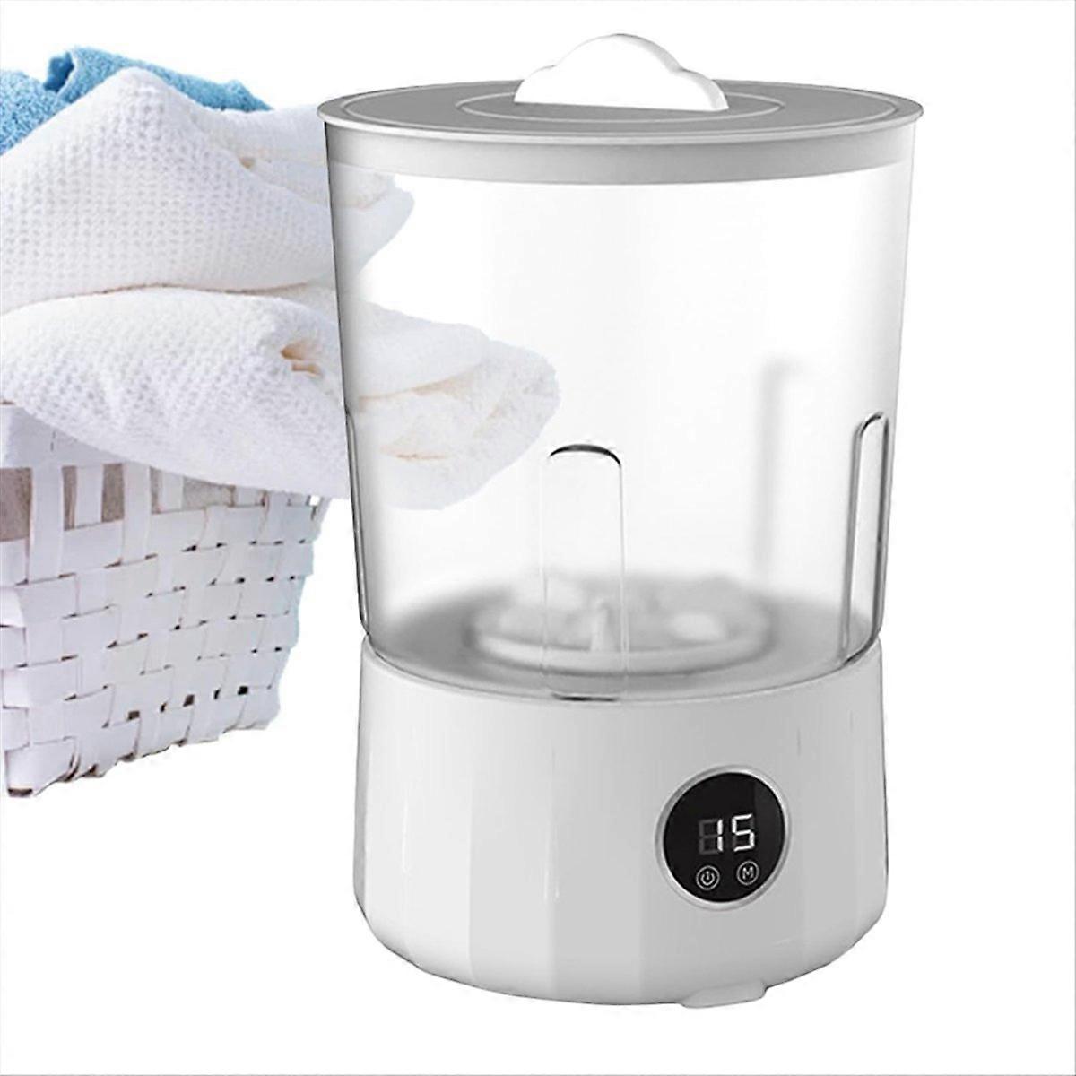Portable Washing Machine 1.5L Mini Laundry Machine Rechargeable
