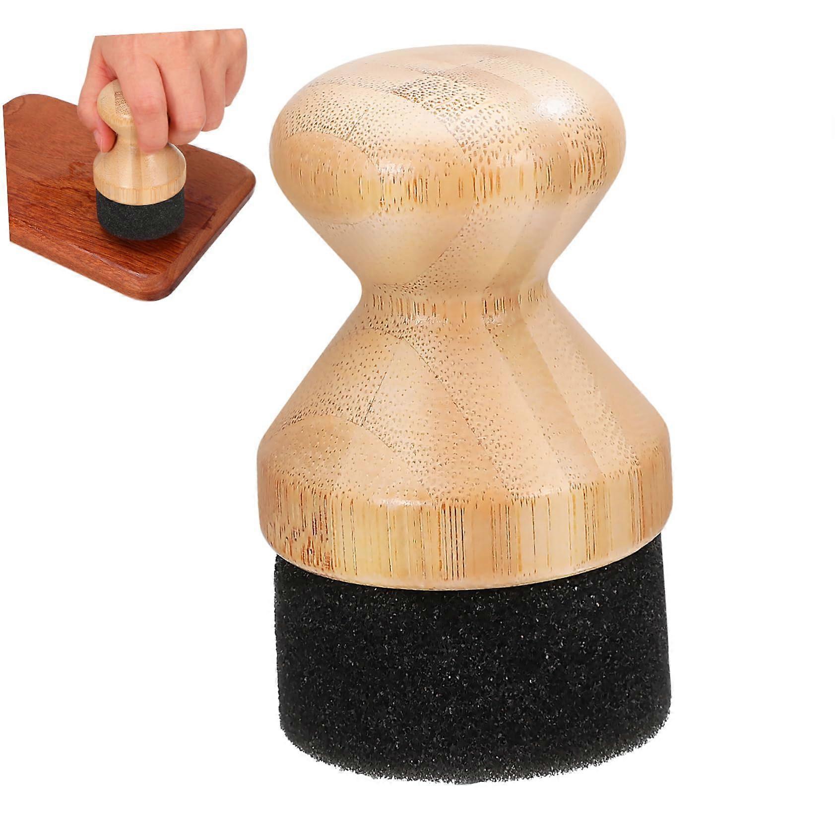 Cutting Board Oil Applicator with EasyClean Sponge for Even Oil Distribution and Wood Care