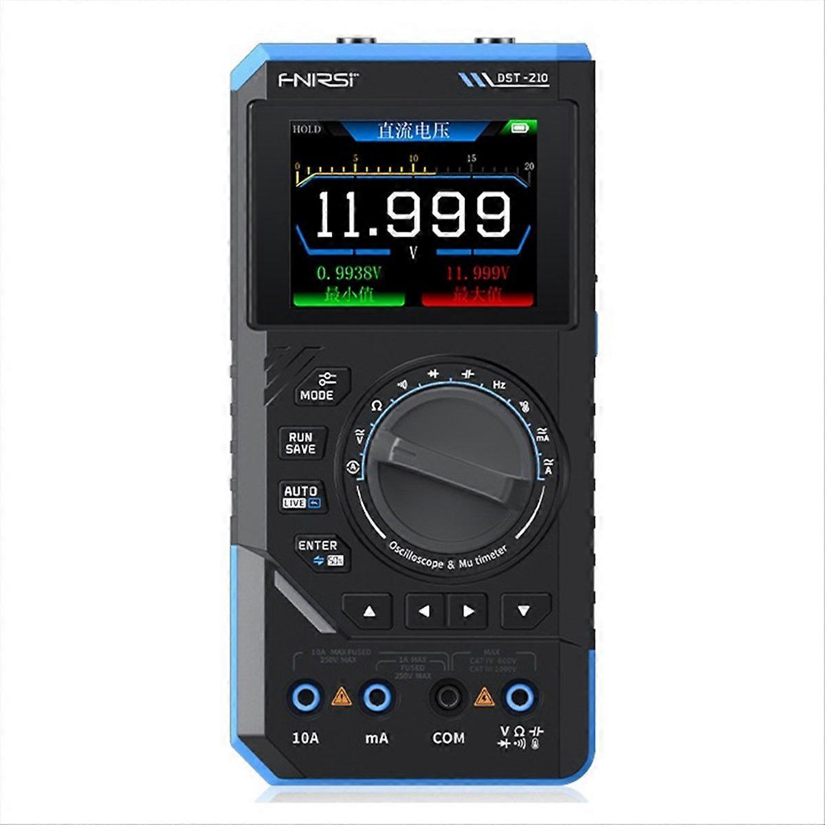  -210 Multimeter, 3 in 1 Electronic Repair Detection Tool 19999 Counts 10MHz with Oscilloscope Signal Generator