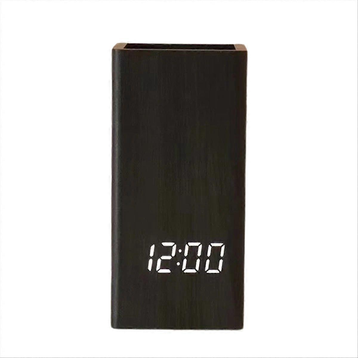 Creative Pen Holder Clock LED Electronic Clock B