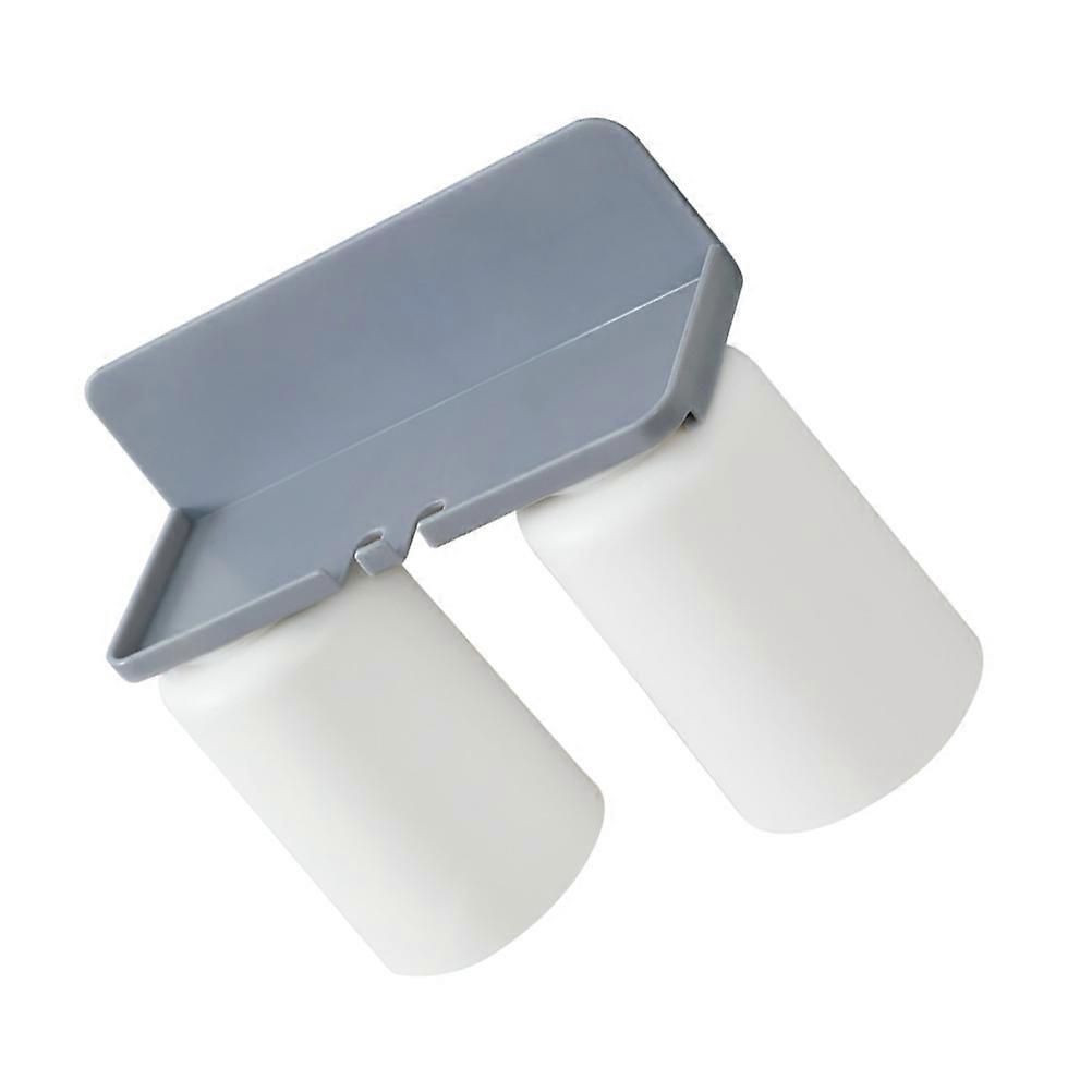 Wall Mounted Toothbrush Holder for Bathroom Storage Organizer 3Pcs Set