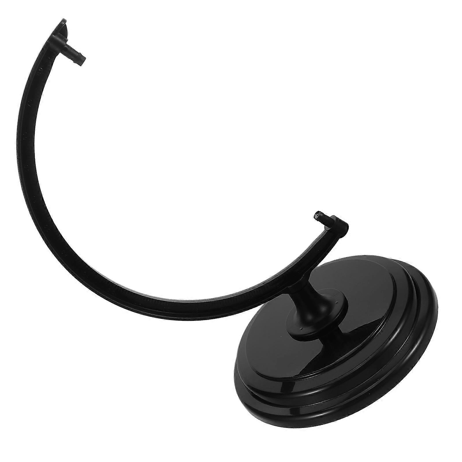 Office Globe Base Rotating Pedestal for Interactive Globe Black Plastic