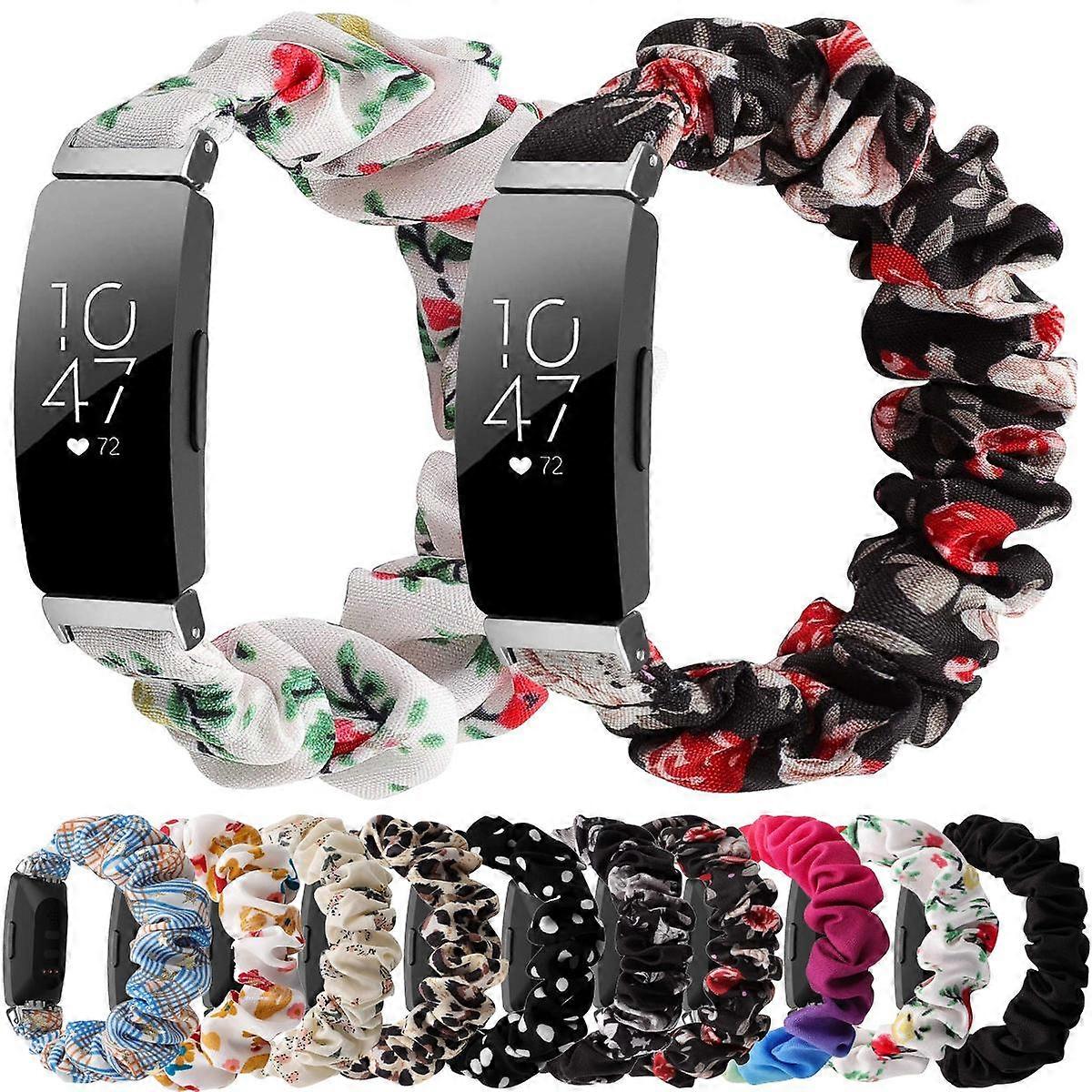 xDfind Polyester Elastic Wreath Watch Band For Fitbit Inspire