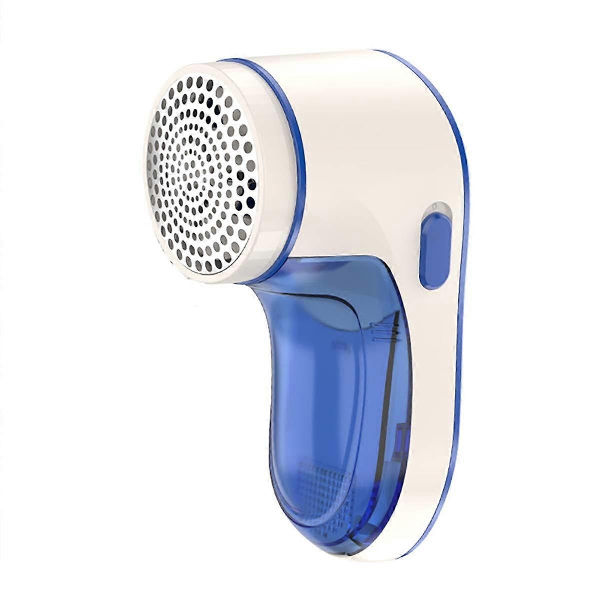 Rechargeable Fabric Shaver with Speed Trimming, FabricSafe Lint Remover for Clothes Sweaters Blankets, Blue 5x7x7cm