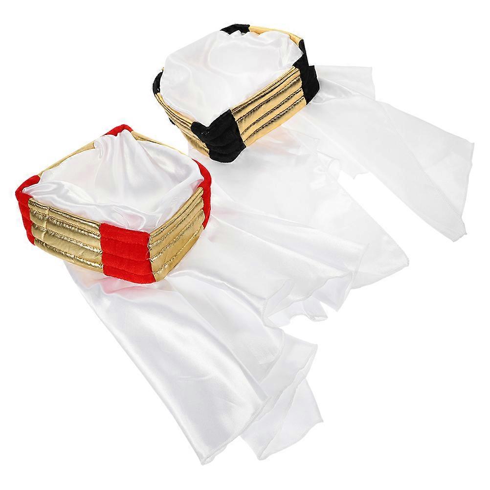 Arabian Hat 2Pcs Decorative Arabian Hat for Cosplay Use