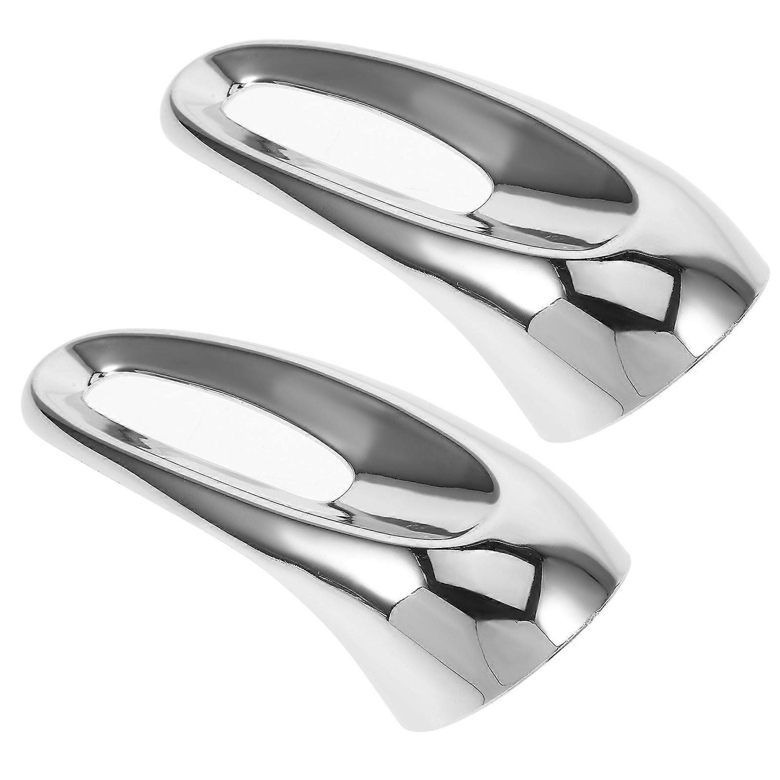 2Pcs Silver Faucet Handle Replacement for Mop Pool Faucet
