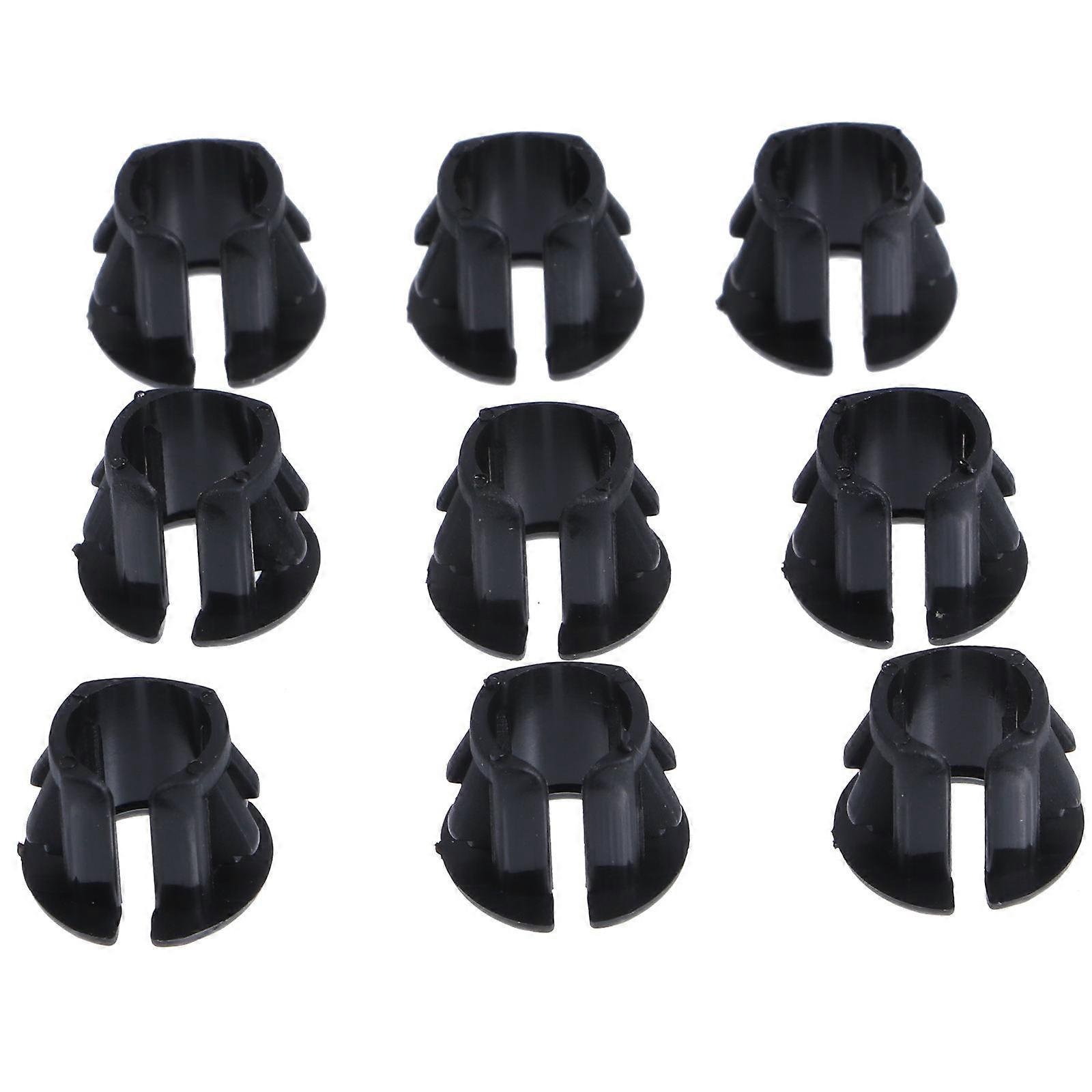 Nylon Protective Grommet for Cable 200Pcs Black Cable Snap Hose Locks