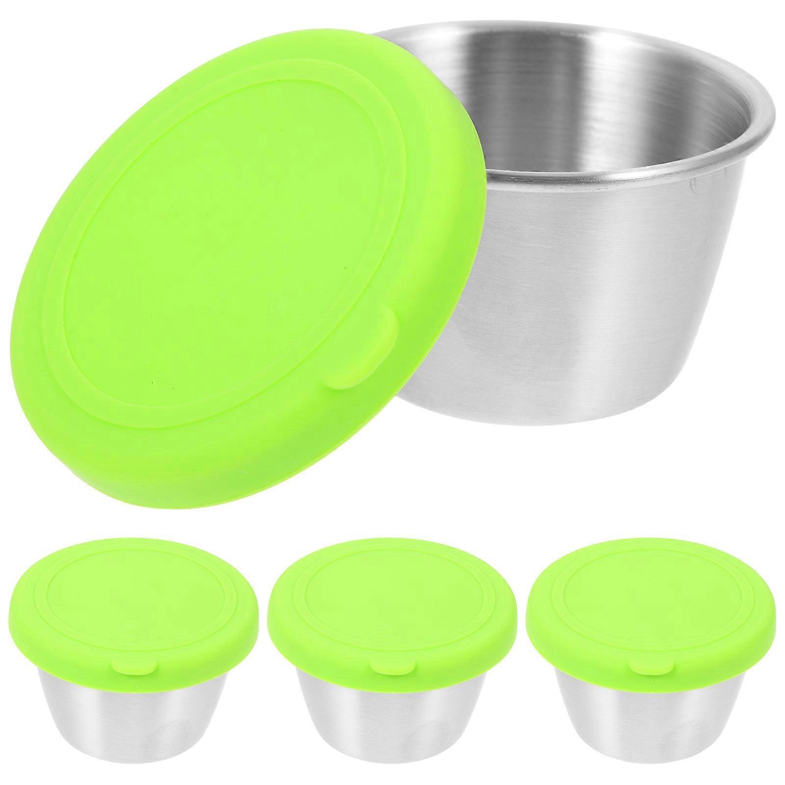 Multipurpose Dipping Cups Kitchen Sauce Dishes for 12Sets with Lids