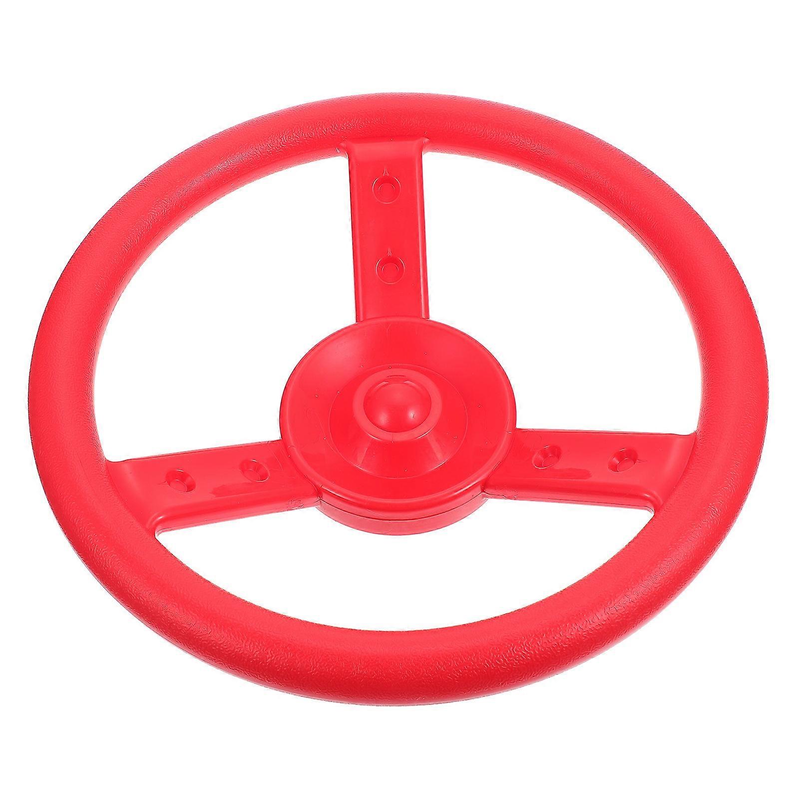 Red Plastic Swing Disc for Playing As Playground Swing Accessory