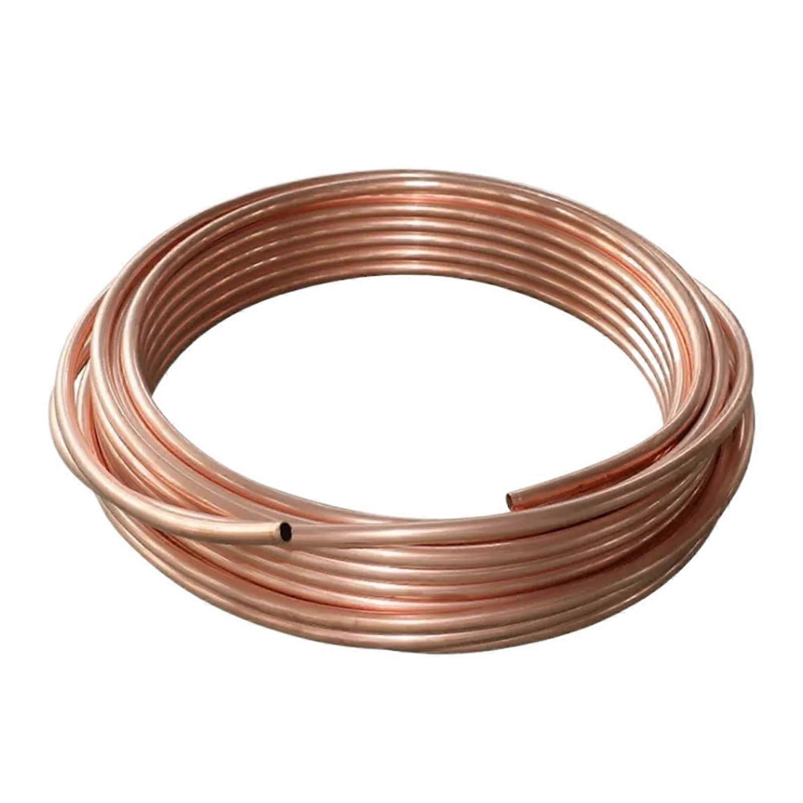 Soft Coil Copper Tubing, Pure Copper 12.7x0.7mm, Pack Of 22, 1 Meter Length Each, For Air Conditioning And Plumbing DIY