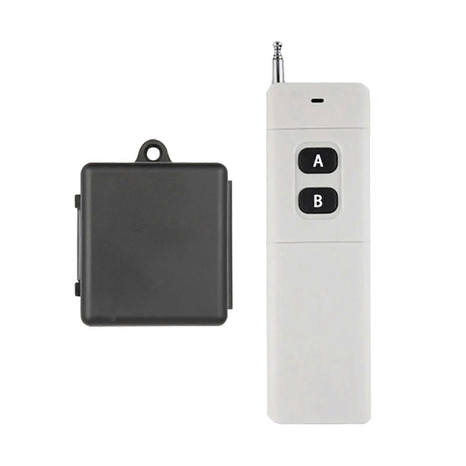 12V High-Powered Long-Distance Wireless Access Control Remote Control Switches For Car Lights, Road Control Garage Door  black shell