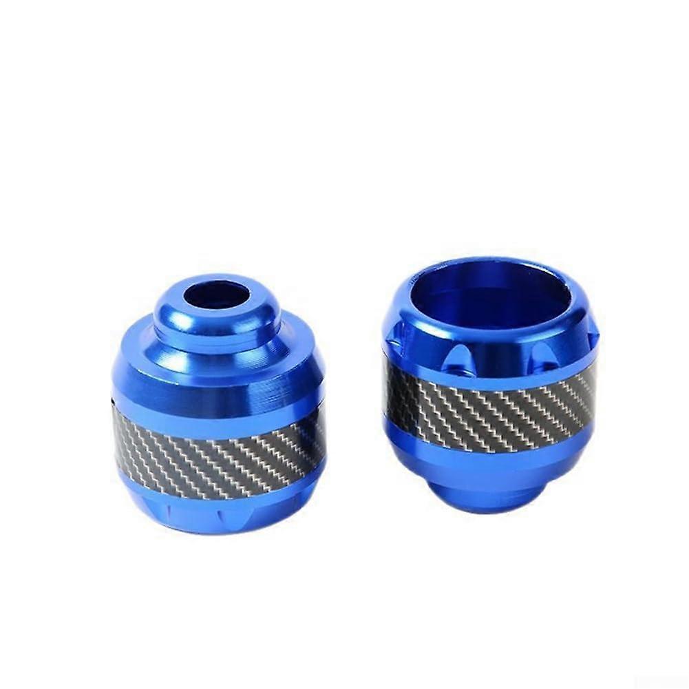 Motorcycle Front Fork Protector Caps 2 Pack Shockproof AntiCollision Aluminum for Suspension Blue