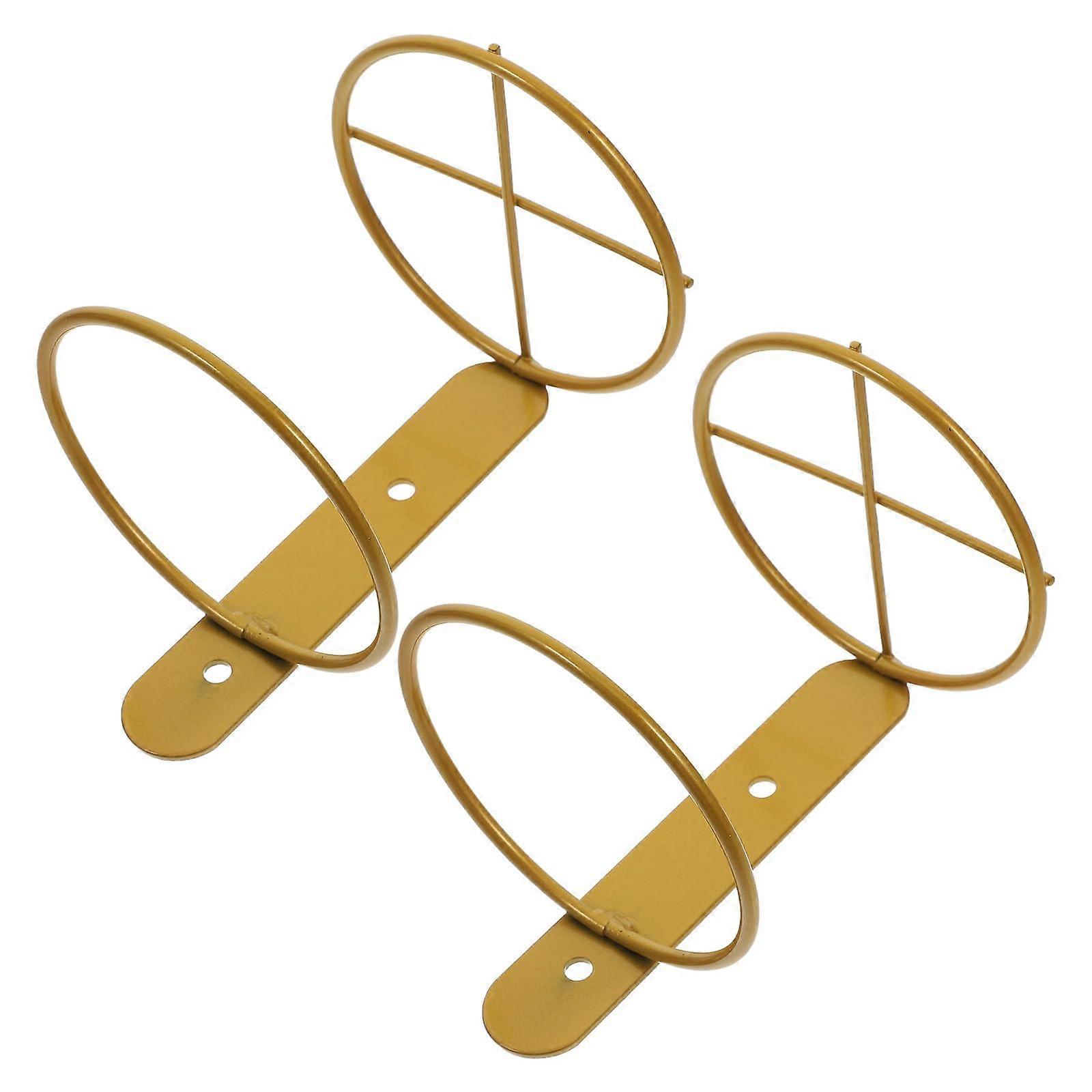 2 Pcs Wall Mounted Wine Rack Metal Single Bottle Holder Space Saving Elegant Display for Kitchen Bar