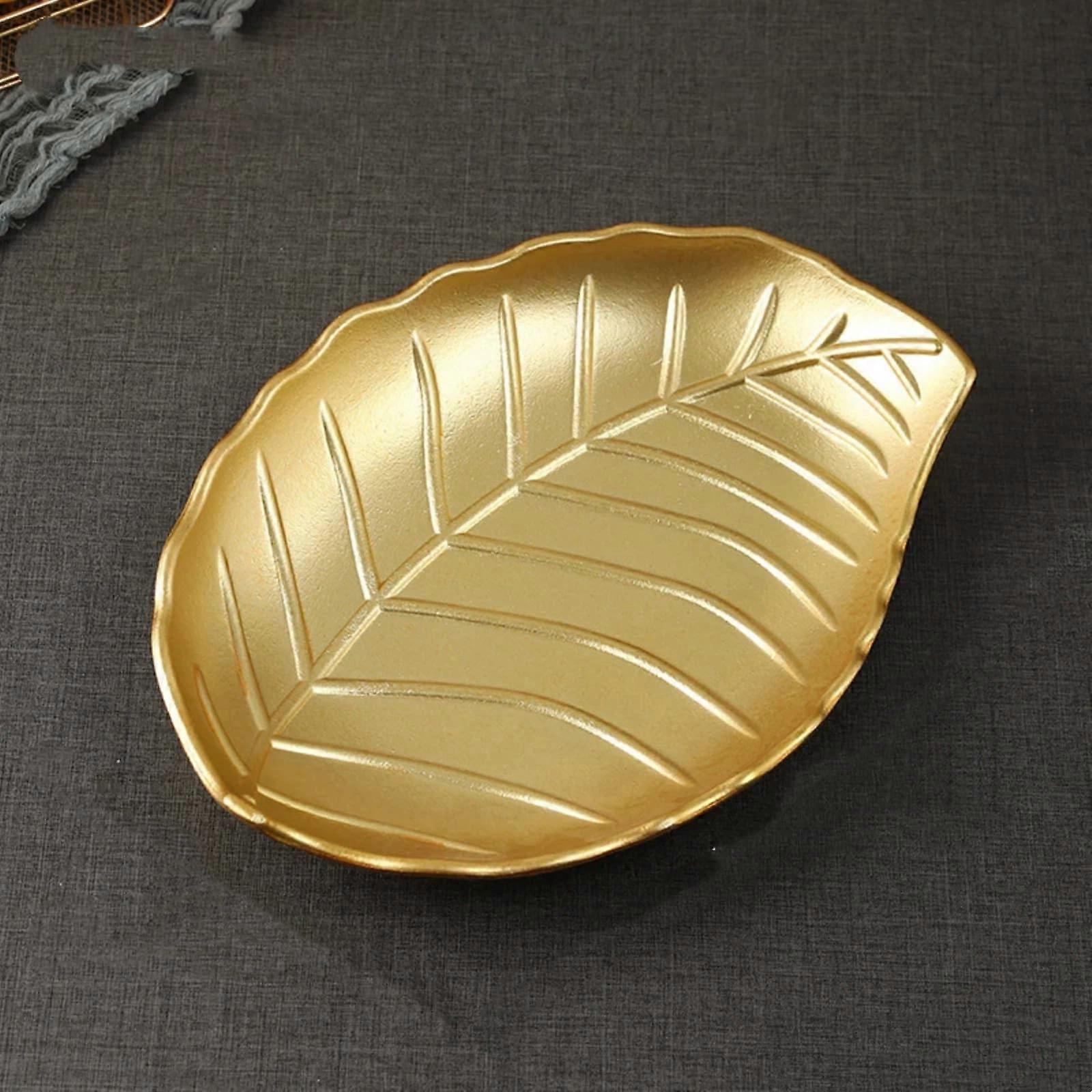 Nordic Serving Tray with Elegant Gold Edge, Minimalist Design for Snacks, Candy and Decor