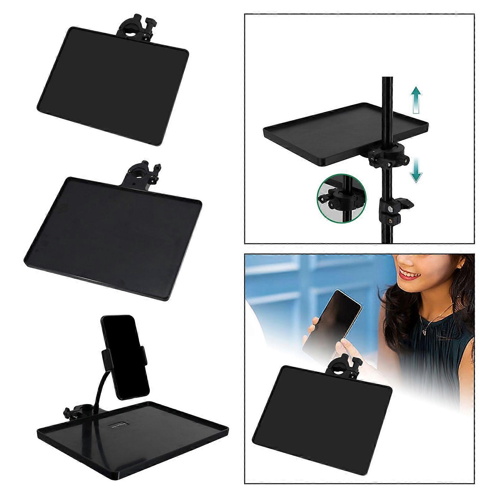 Microphone Stand Tray Adjustable Universal Utility for Music Sheet