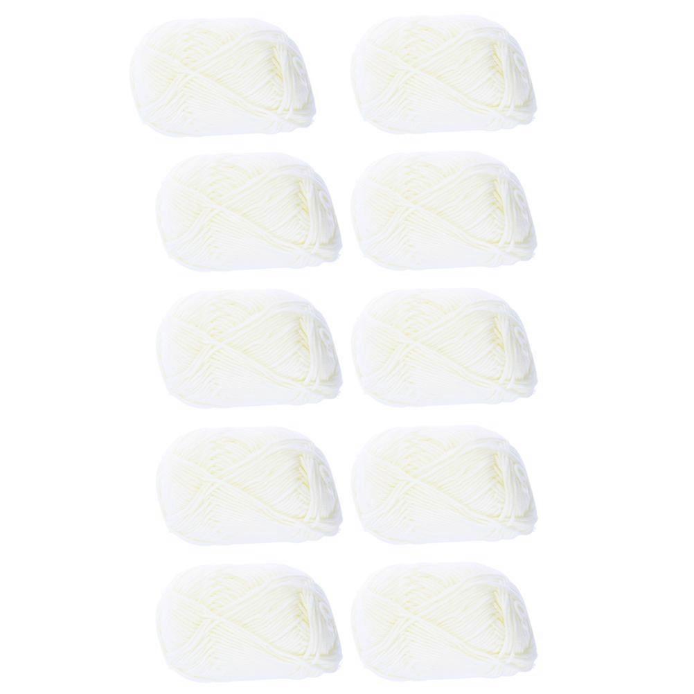 Cotton Rope For Sweaters Knitting DIY Fun Soft Texture 10 Rolls