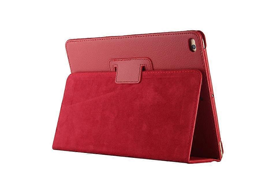 Case For Ipad 2018/2020 Pro 11 Red Litchi Texture Two-fold Stand Leather