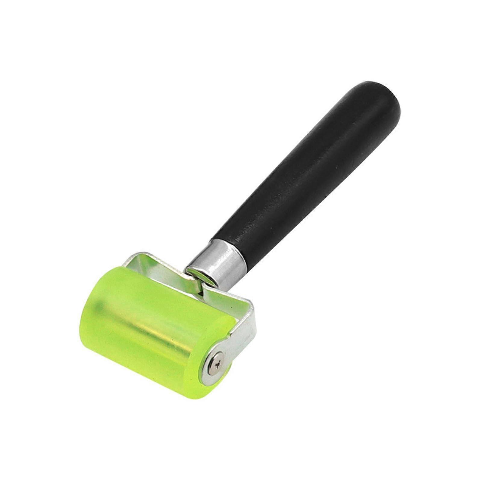 Silicone Seam Roller with Ergonomic Long Handle for Vinyl and Wallpaper Adhesion Projects