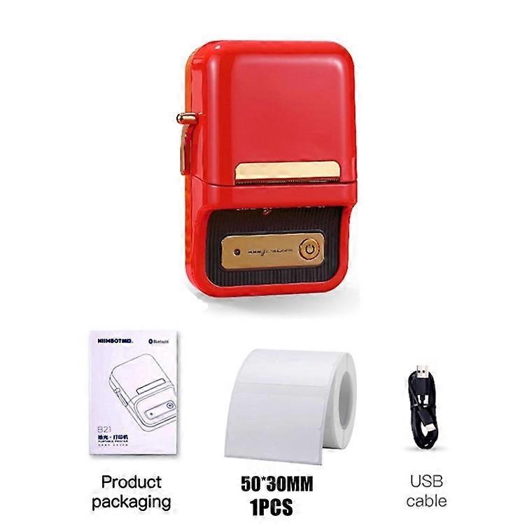 NIIMBOT B21 Wireless Label Printer Mini Pocket Bluetooth-compatible Thermal Printer for School Offic