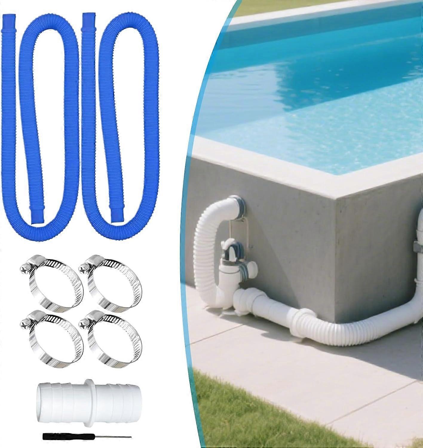 Pool Vacuum Hose 99cm Durable Flexible Replacement for Swimming Pool Pump and Spa Cleaning