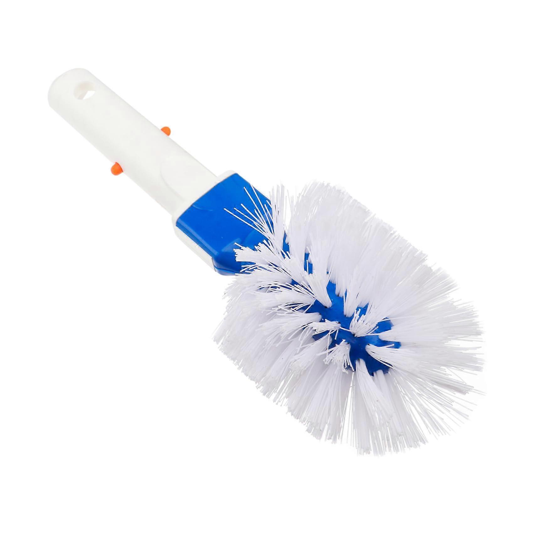 Handheld Pool Cleaning Brush for Corners and Steps with Durable Scrubber and Comfortable Handle