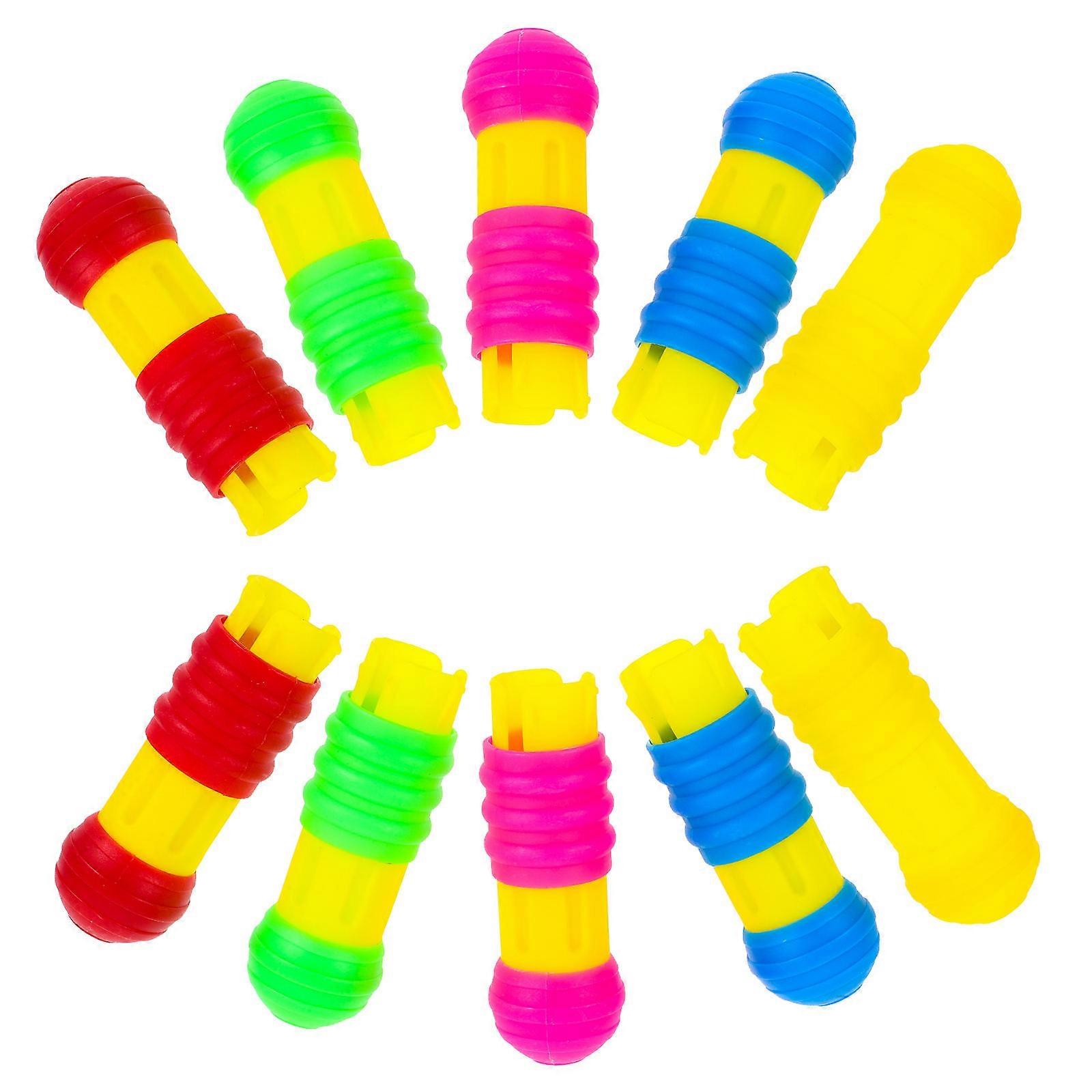 Creative Chalk Sleeve 10Pcs Specifically For Teachers Sturdy Plastic Assorted Colors Practical Functionality