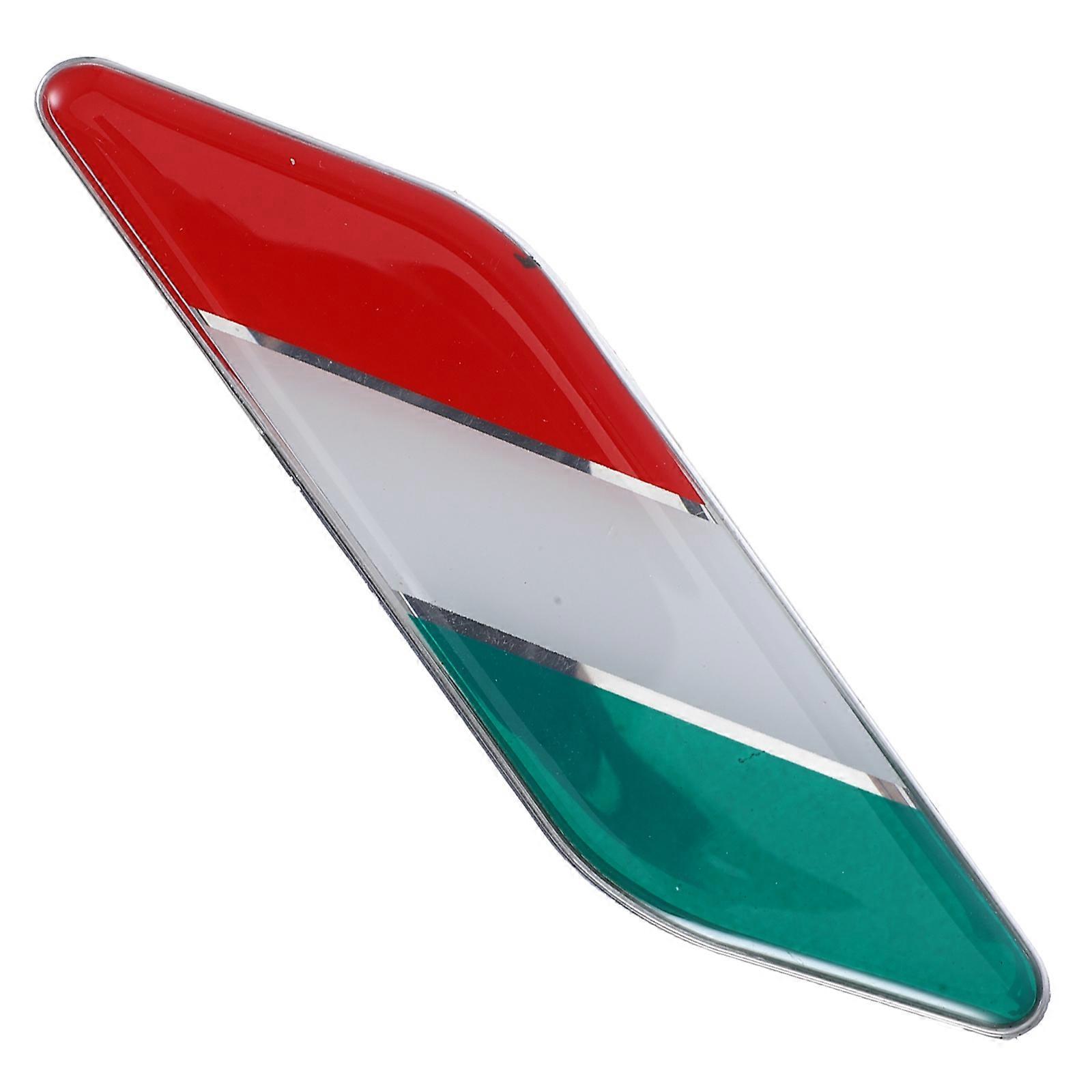 Italian Flag Car Decal Sticker for Car Decoration Multi Use