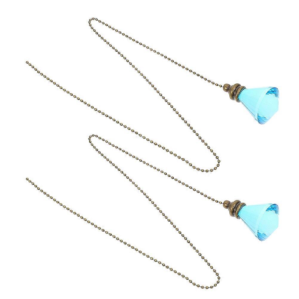 Ceiling Fan Pull Chain Fan Chain Extender for 2Pcs Decorative Use