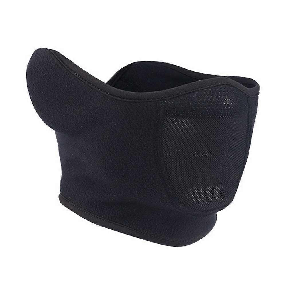 Winter Cold-Proof Mouth for Use Full Ears Black