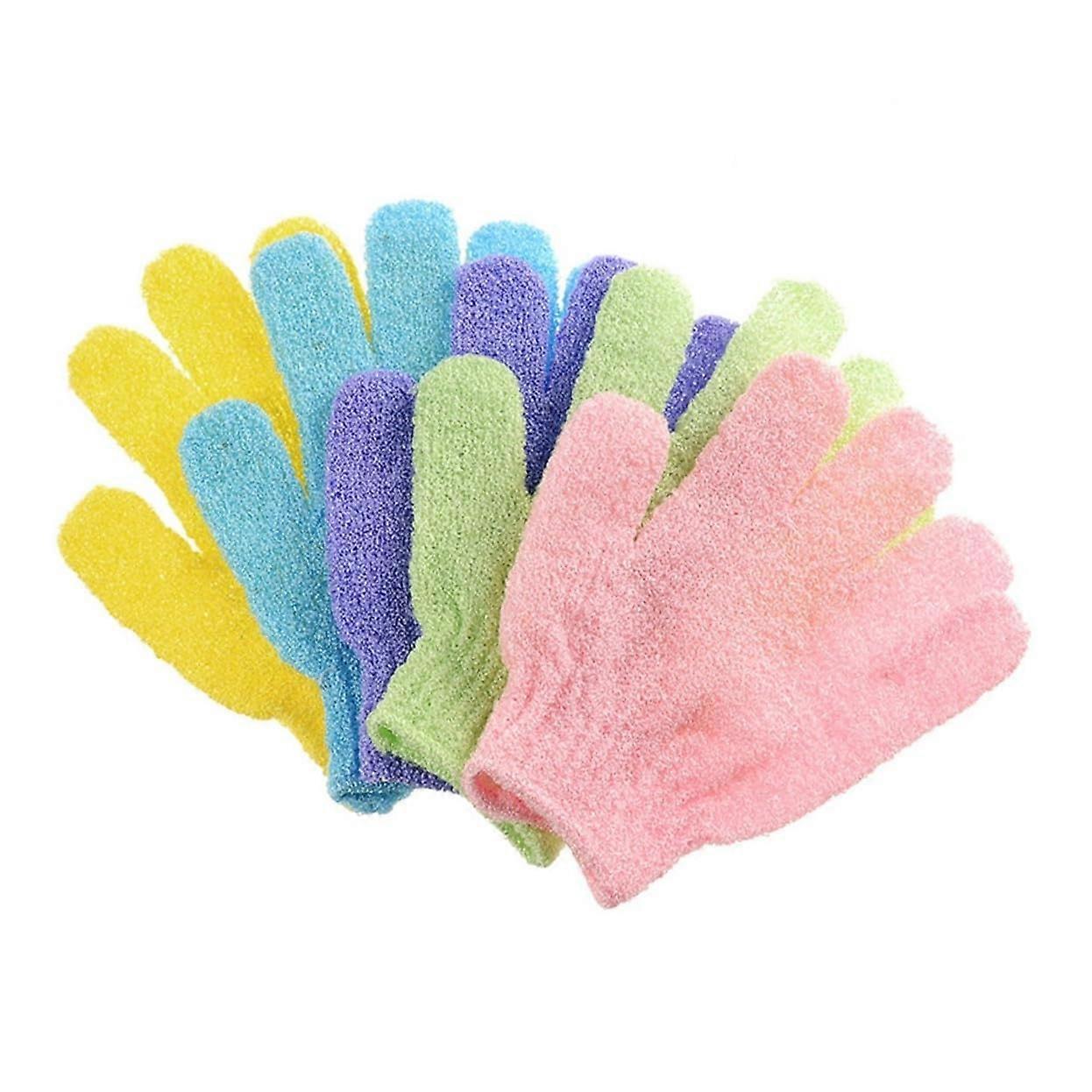 20PCS DualSided Exfoliating Shower Gloves for Deep Cleansing, Fast Drying, Machine Washable