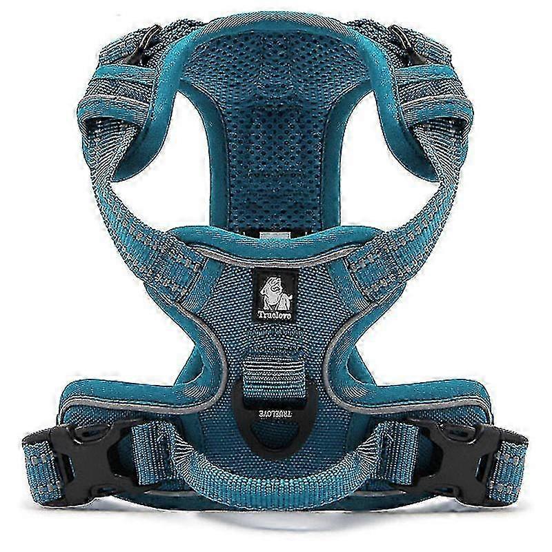 25-26 No Pull Dog Harness Reflective Adjustable With 2 Snap Buckles Easy Control Handle