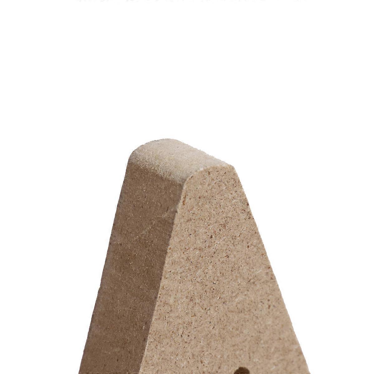 Brun träalfabetsplakett för bröllopsdekoration