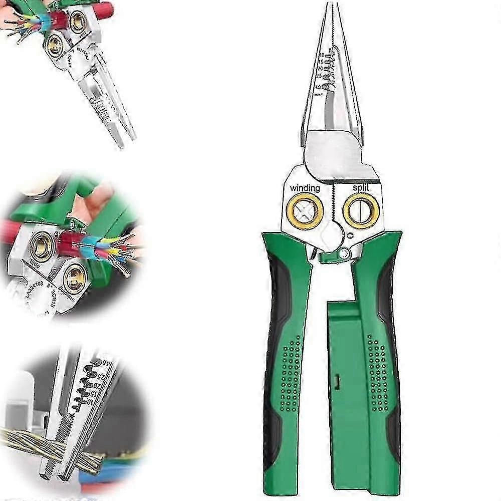 7 in 1 Multi-Function Wire Stripping Pliers, Professional Wire Stripping Tool 26-27s
