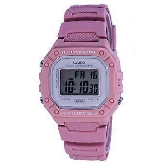 Casio Youth digital resinkvarts W-218HC-4A W218HC-4 Damklocka