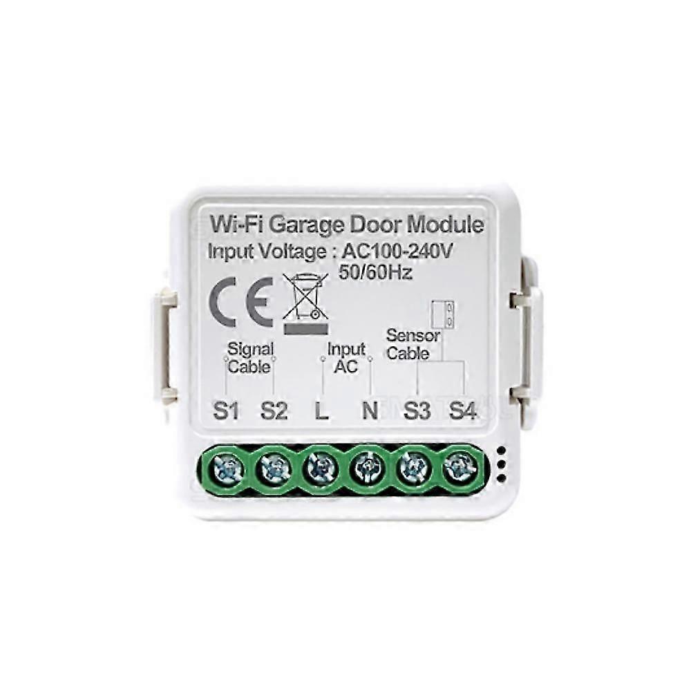 Tuya WiFi Garage Door Opener Controller Mobilephone Remotely APP Control Compatible with Alexa Google